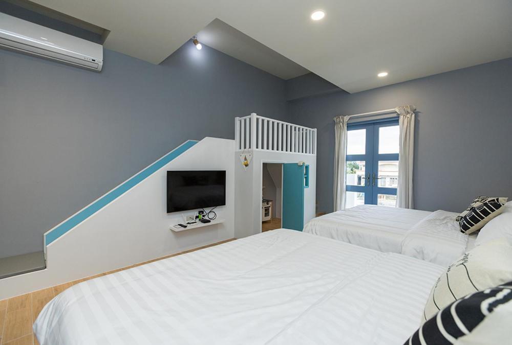 Ferienwohnung Blue White Wujie Exterior foto
