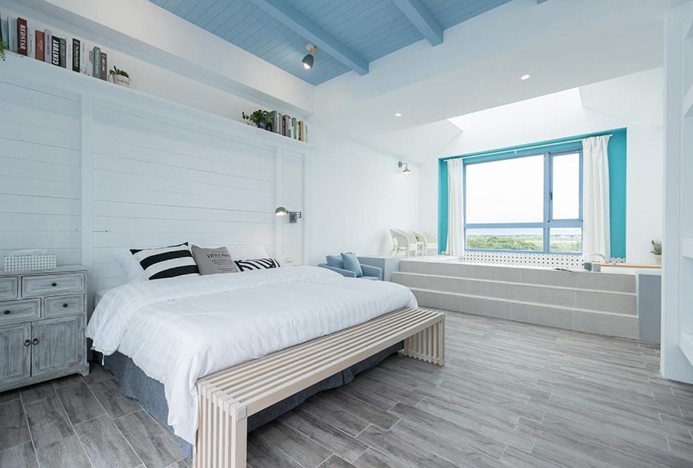 Ferienwohnung Blue White Wujie Exterior foto