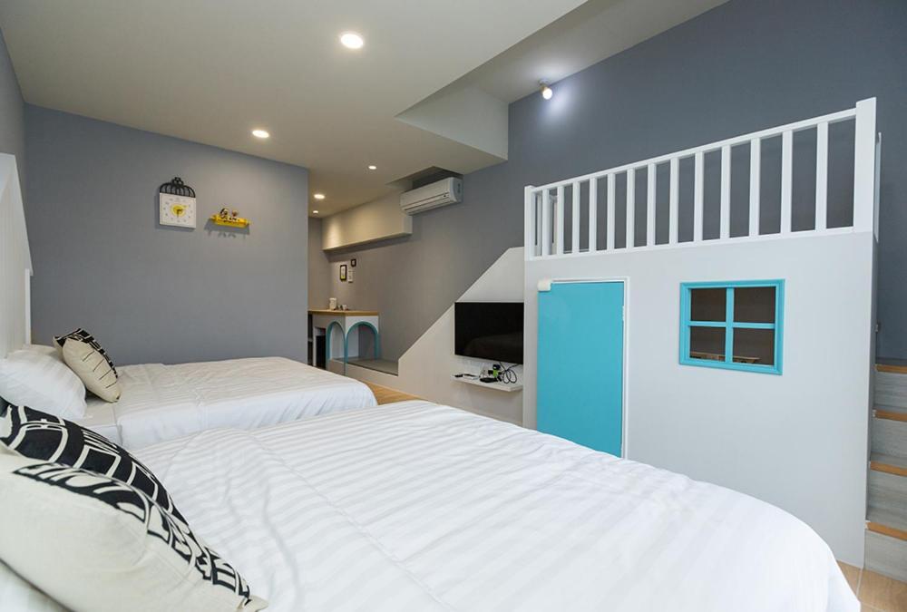 Ferienwohnung Blue White Wujie Exterior foto